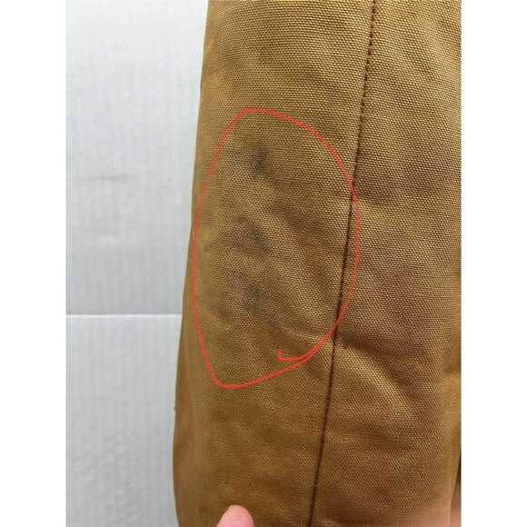 Vtg Walls Blizzard-Pruf Quilted Barn Coat Mens L Brown Corduroy Collar Workwear - Picture 16 of 16